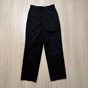 Polo Ralph Lauren Flat Front Chino Straight Leg Trousers Mens 30 Black Relaxed